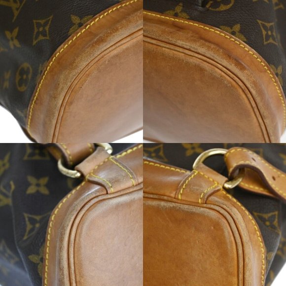 LOUIS VUITTON Montsouris MM Backpack Bag Monogram Leather Brown M51136 70EA501 - Picture 8 of 14